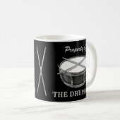 Mug Propriété de Drummer Snare Drumsticks Drumming (Devant droit)