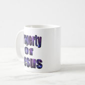 Mug Propriété De Jésus, Logo Religieux, (Devant gauche)