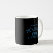 Mug Propriété De Mckinney Athletic Dept Nom De Famille (Devant droit)