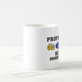 Mug Propriété d'équipe potable d'infirmière (Centre)
