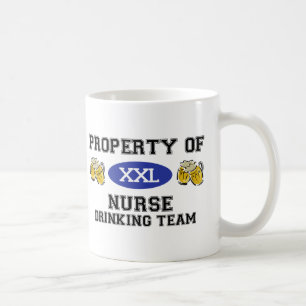 Mug Propriété d'équipe potable d'infirmière