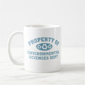 Mug Propriété Des Sciences De l'environnement (Gauche)