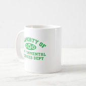 Mug Propriété Des Sciences De l'environnement (Devant gauche)