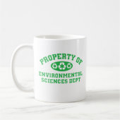 Mug Propriété Des Sciences De l'environnement (Gauche)