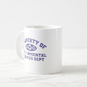 Mug Propriété Des Sciences De l'environnement (violet) (Devant gauche)