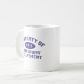 Mug Propriété Du Département D'Astronomie (Devant gauche)