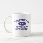 Mug Propriété Du Département D'Astronomie (Gauche)