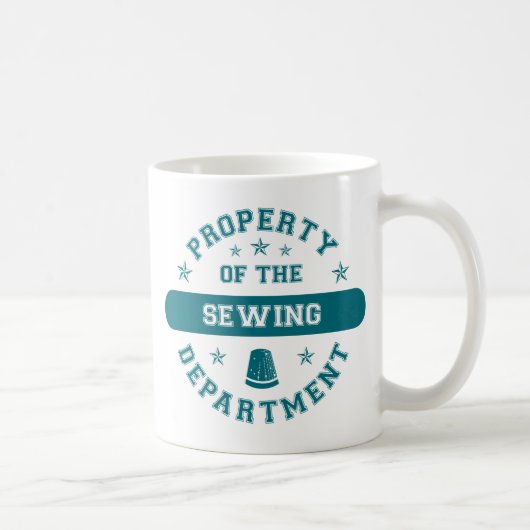 Mug Propriété du département de couture (Droite)