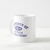 Mug Propriété Du Département Physique (Devant gauche)