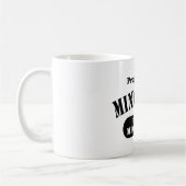 Mug Propriété du Minnesota -texte noir (Gauche)