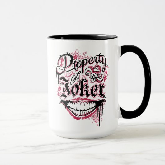 Mug Propriété du peloton | de suicide de joker (Droite)