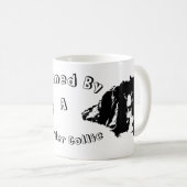 Mug Propriété D'Un Collie Frontière Drôle Chien Drôle (Devant droit)