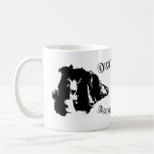 Mug Propriété D'Un Collie Frontière Drôle Chien Drôle (Gauche)
