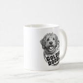 Mug Propriété d'un Goldendoodle (Devant droit)