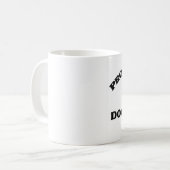 Mug Propriété d'un RECEVEUR de CHIEN (Devant gauche)