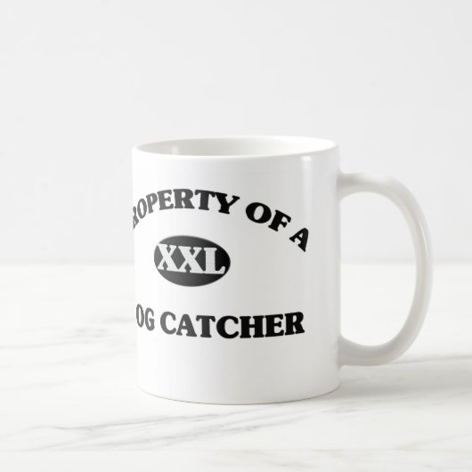 Mug Propriété d'un RECEVEUR de CHIEN (Droite)