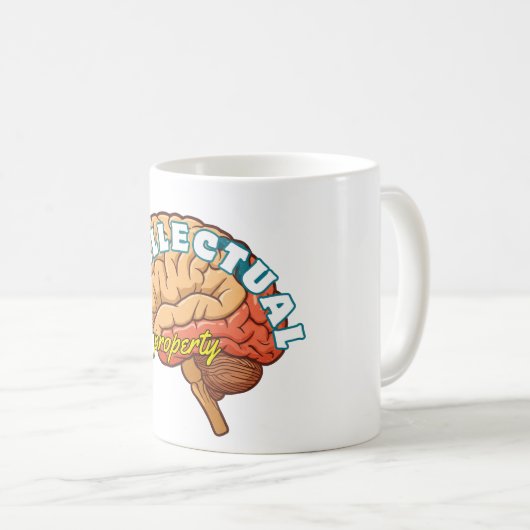 Mug "Propriété intellectuelle" (Devant droit)