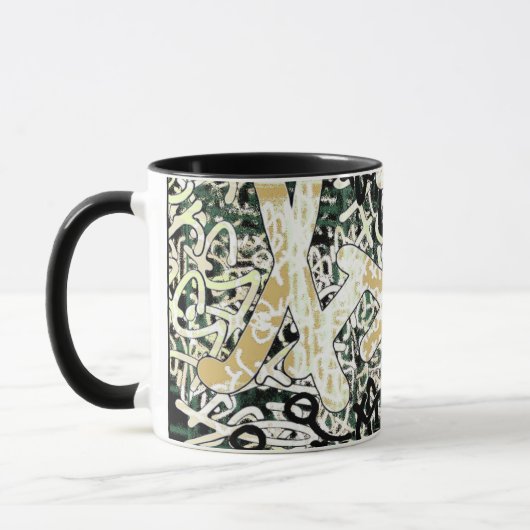 Mug Propriétés du lac Geranium Asemic (Gauche)