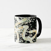 Mug Propriétés du lac Geranium Asemic (Devant droit)