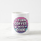 Mug Propulsé par café et code (Centre)