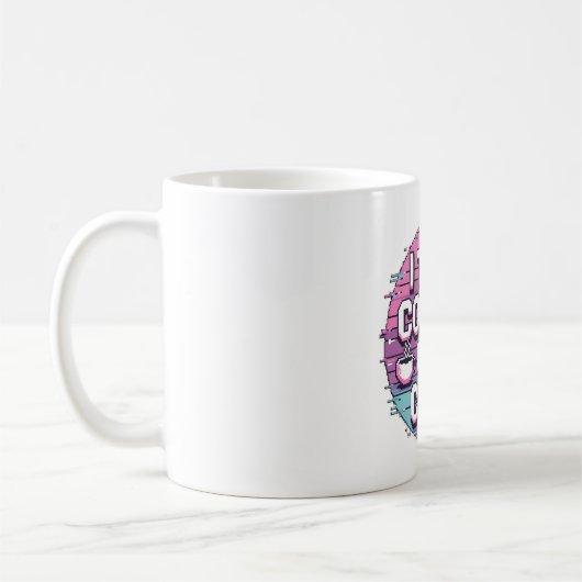 Mug Propulsé par café et code (Gauche)