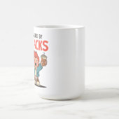 Mug Propulsé par des collations - Joli dessin humorist (Centre)