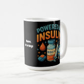 Mug Propulsé par Insuline Diabète Sensibilisation Cita (Devant droit)