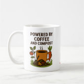 Mug Propulsé par le café et le compost @TLCInTheGarden (Gauche)