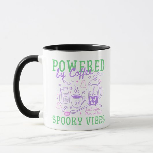 Mug Propulsé par le café et les vibrations effrayantes (Gauche)