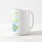 Mug Propulsé par le vert : prospérer avec la nature" (Devant droit)