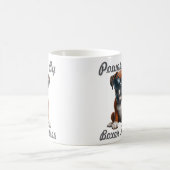 Mug Propulsé par les baisers de Boxer – Graphique drôl (Centre)