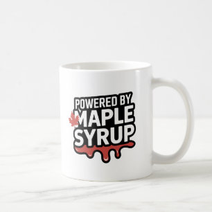 Mug Propulsé par sirop d'érable" - Funny Canadian Prid