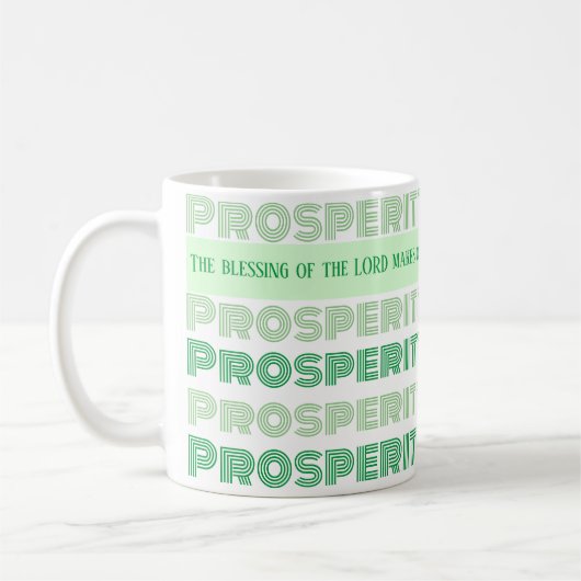 Mug Prospérité Bible Verbes Proverbes (Gauche)