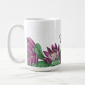 Mug Protéa roi aquarelle peinte à la main (Gauche)
