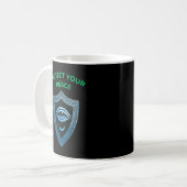 Mug Protect Your Peace Inspirational with Eye & Moon (Devant gauche)
