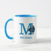 Mug Protecteur Batman | Ajouter votre monogramme et vo (Gauche)