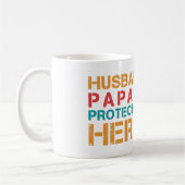 MUG PROTÉCTEUR PAPA MARI HERO (Gauche)
