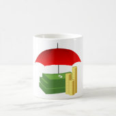 Mug Protection de la sécurité financière avec paraplui (Centre)