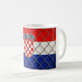 Mug Protection du drapeau de Croatie  (Devant droit)