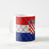Mug Protection du drapeau de Croatie  (Devant gauche)