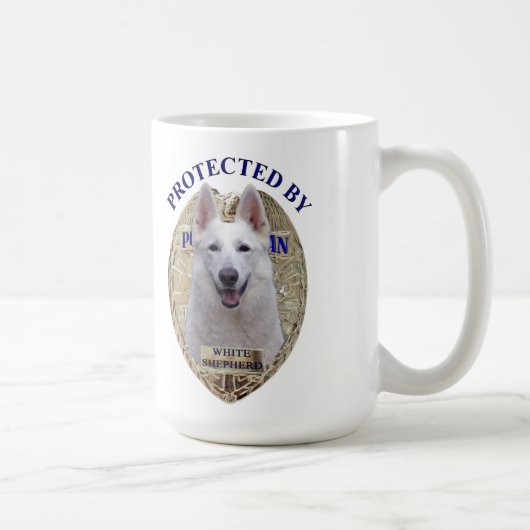 Mug Protégé par le berger blanc (Droite)