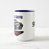 Mug "Protéger et servir" (Centre)