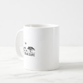 Mug Protéger la faune Safari Conservation des animaux (Devant gauche)