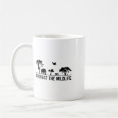 Mug Protéger la faune Safari Conservation des animaux (Gauche)