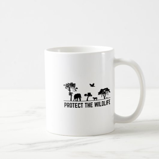 Mug Protéger la faune Safari Conservation des animaux (Droite)