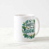 Mug Protéger la forêt tropicale (Devant droit)