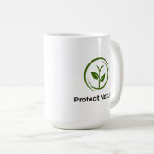 Mug Protéger la nature (Devant droit)