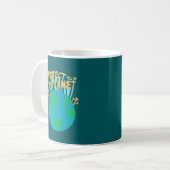 Mug PROTÉGER LA PLANÈTE SAVE EARTH Eco Green (Devant gauche)