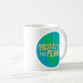 Mug PROTÉGER LA PLANÈTE SAVE EARTH Eco Green (Devant droit)