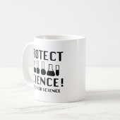 Mug Protéger la science (Devant gauche)